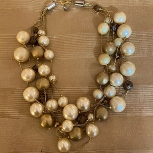 Debby Reid Vintage Faux Pearl Necklace